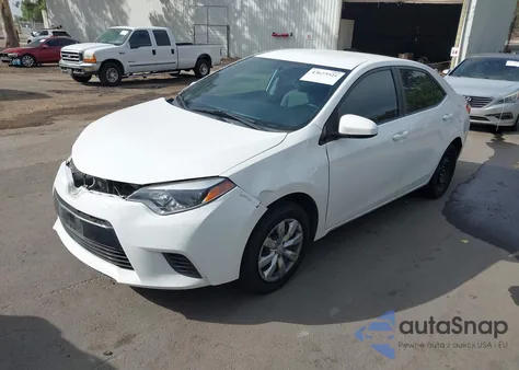 2016 Toyota Corolla Le from USA, damaged, VIN 5YFBURHE2GP563858